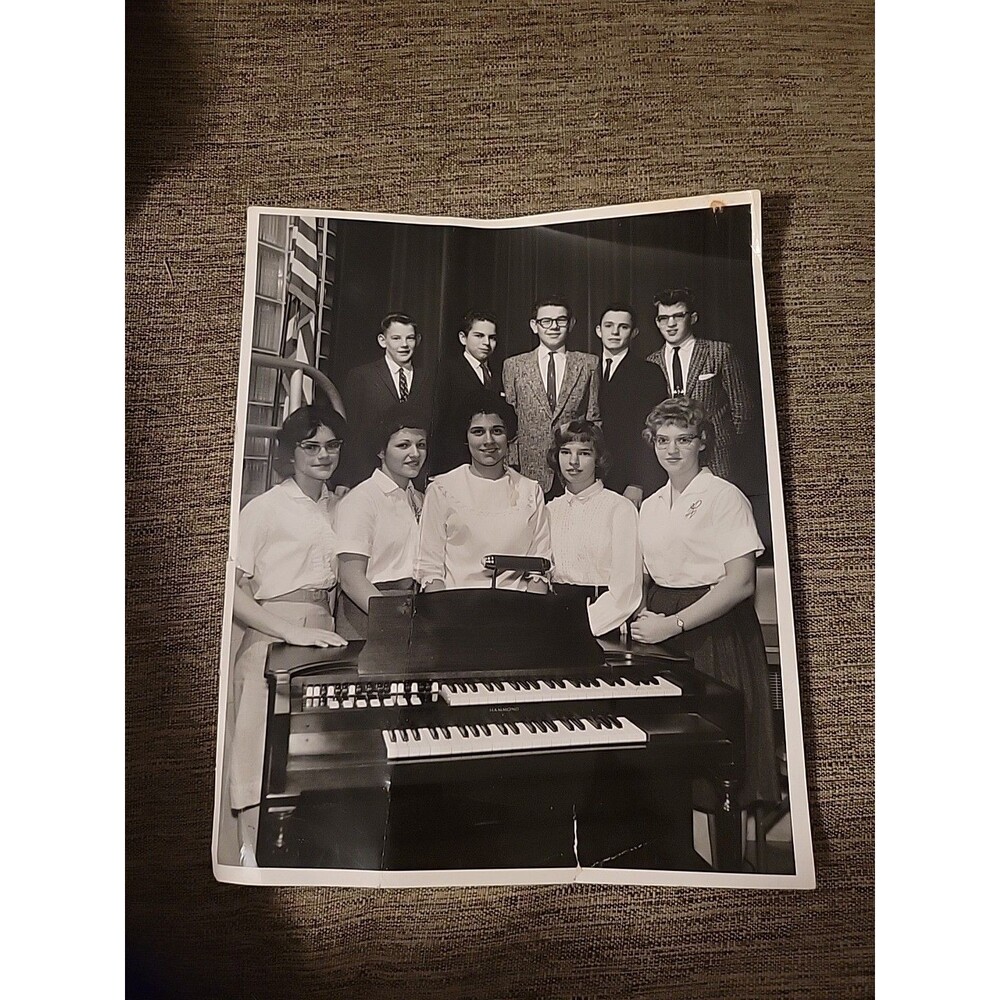 1962 1963 Musician Photo Girls Boys Black And White 8x10